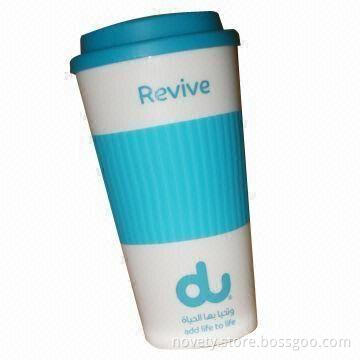 Water Plastic Bottle, Made of PP Material, with Silicone Grip and 450mL Capacity